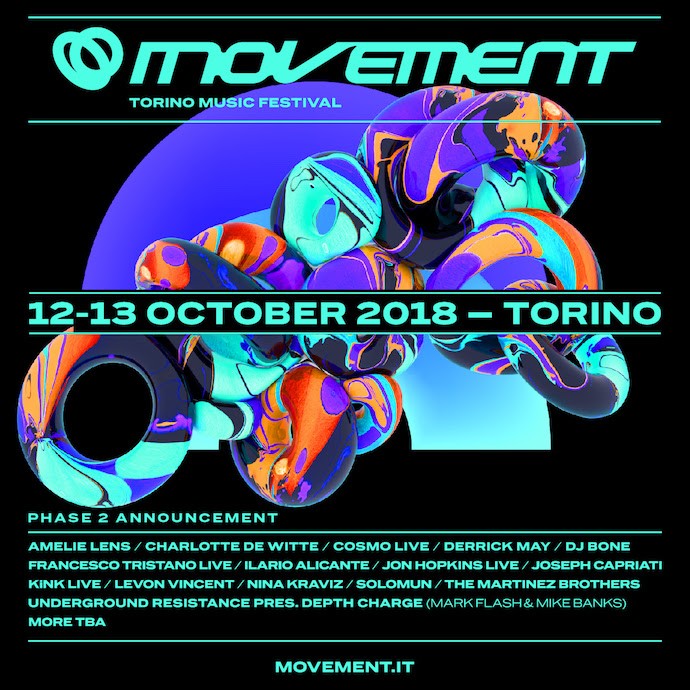 Movement: il 12 e 13 ottobre torna al Lingotto la kermesse con i grandi nomi della musica elettronica internazionale.